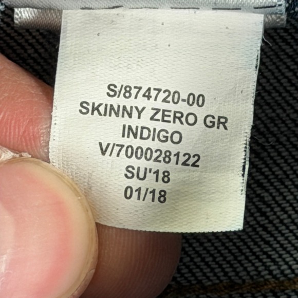 Banana Republic Womens Skinny Zero GR Indigo Premium Denim Jeans Size 29 - Picture 11 of 14